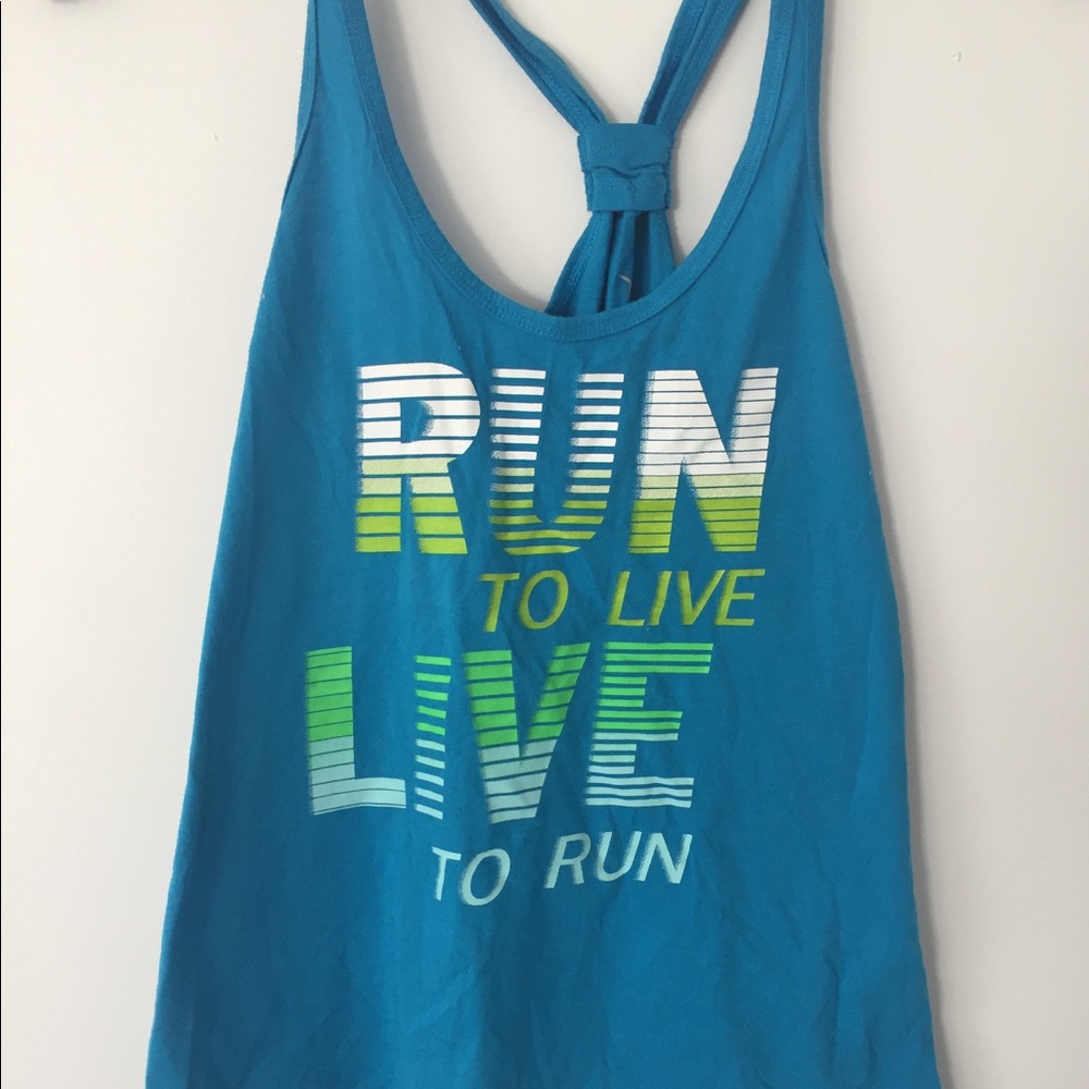 Blue Sports tank top